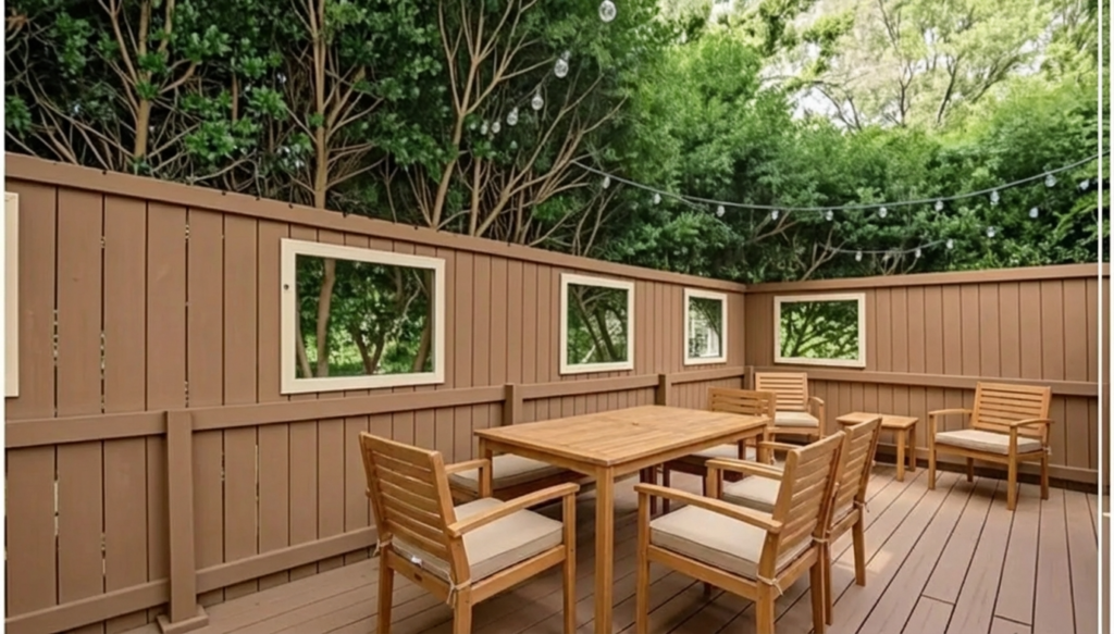 pinewood deck